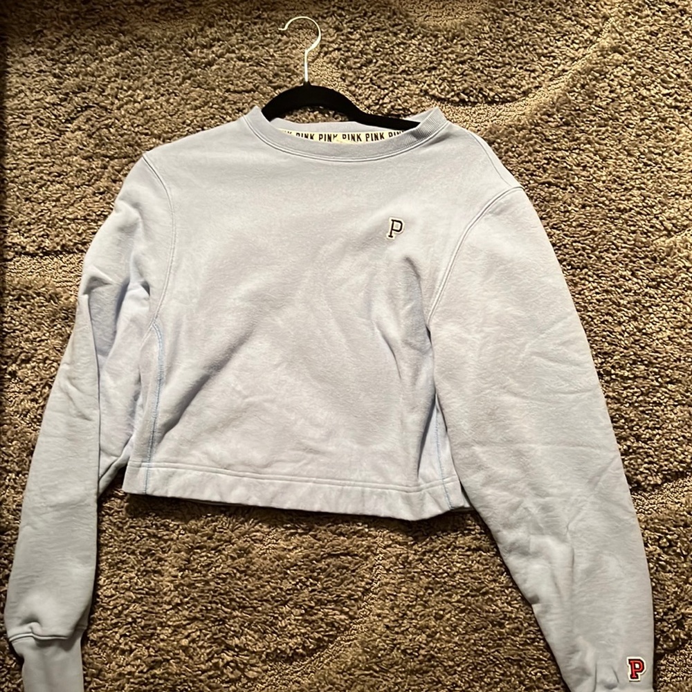 Victoria Secret PINK cropped crewneck